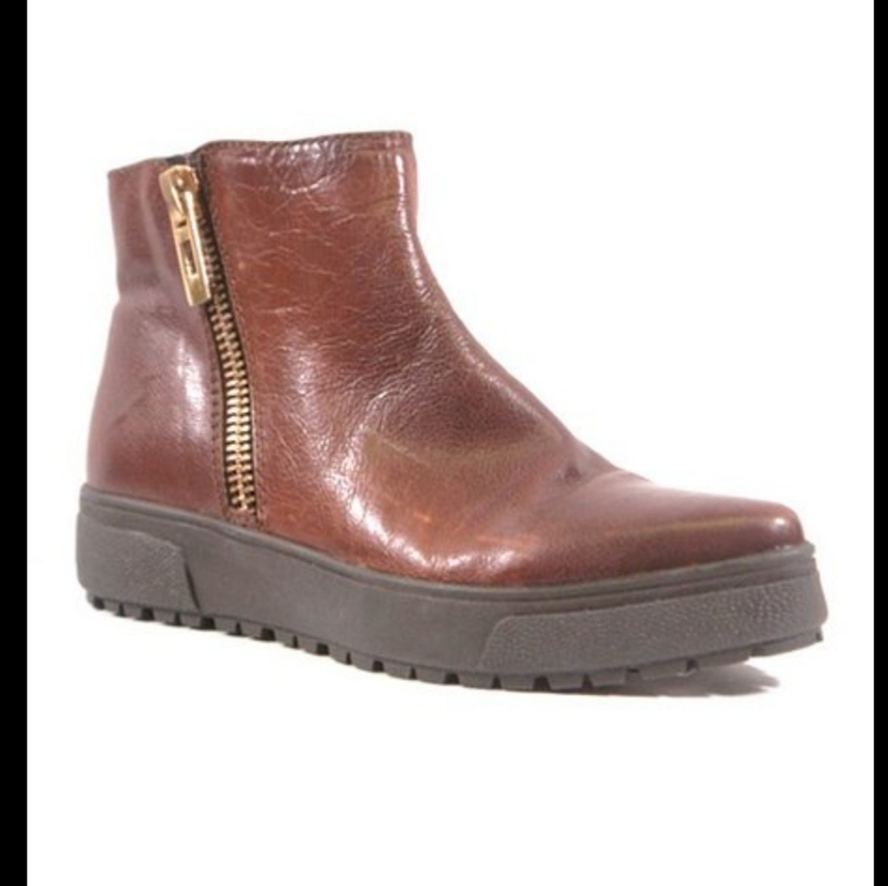 Chelsea Crew Brown London Leather Ankle Boots